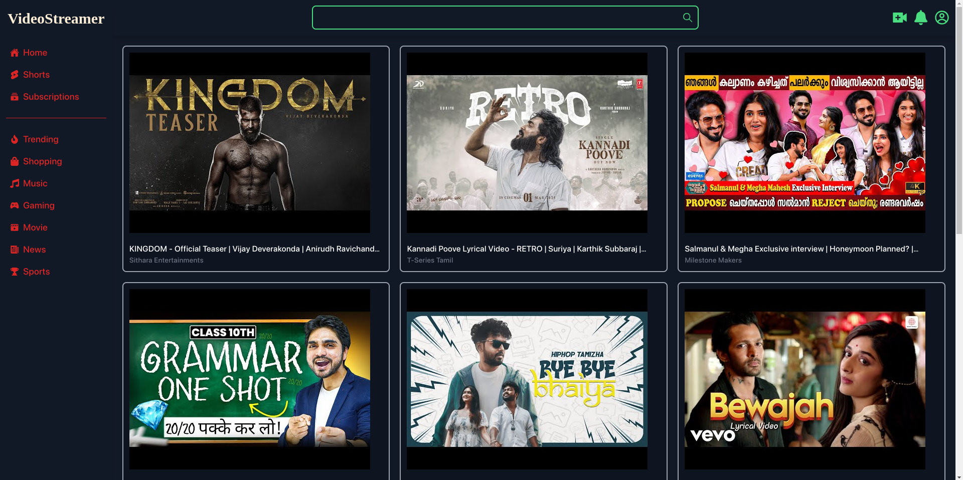 Video Streamer screenshot 1